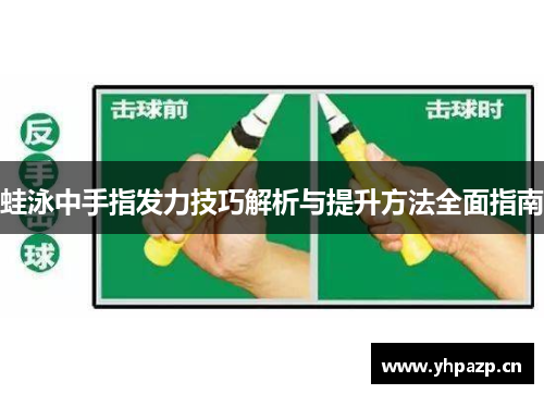 蛙泳中手指发力技巧解析与提升方法全面指南
